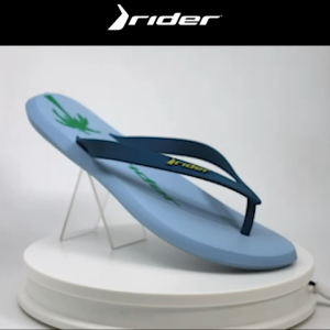 R1 Style Dedo Ad Blue Blue Green  Mens Slippers