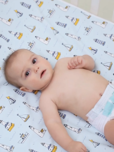 Baby Breathable Cotton Waterproof Crib Mattress Cover Pad Diaper Changing Mat