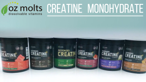 Ozmolts Creatine Powder Increase Muscle Growth Enhance Energy Monohydrate Micronized Powder Sports Supplement Athlene Creatine Monohydrate Powder 300g Watermelon Unflavored