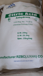 JAFED Premium Food-Grade Citric Acid Powder 25kg Bag - Natural Preservative Flavor Enhancer