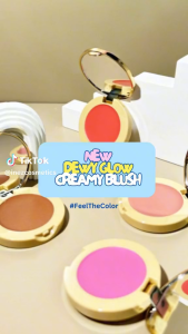 INEZ Dewy Glow Creamy Blusher Bluson Single