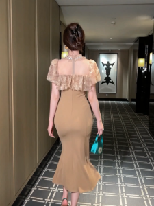 ZYHT EraVogue Váy nữ váy kaki váy đuôi cá váy tay phồng Váy công sở Váy Hiso Váy cổ điển Váy dự tiệc Váy dạ hội 21267