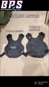 Jaket Rompi Motorplus DOUBLE: Alat Pelindung Anti Angin