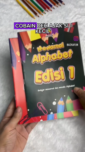 BUKU MEWARNAI ALPHABET - buku mewarnai anak