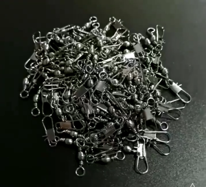SUKE 30pcs Fishing Line Connector Bucket Rotating Ring Interlocking