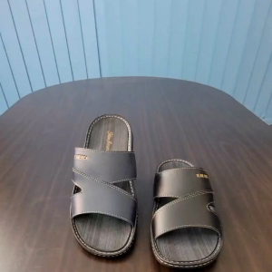 Slam Men Classic PU Sandals Slipper Size 40-44 Sandal Selipar PU Lelaki By Shoe Factory Malaysia