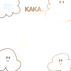 【 Ready Stock】KAKAnails Handmade Love Blush Bridal Artificial Fake Nails Gel Press-on DIY Set Kuku Palsu粉红爱心果冻腮红穿戴甲KK007