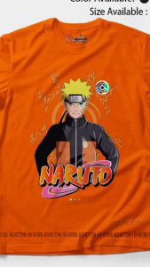 Baju Kaos Atasan Anak Laki-Laki Agatchi Motif Naruto