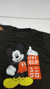 Monstahopkids (Kaos Anak) Anak Laki-Laki Dan Perempuan Motif UNIQLO MICKEY Bahan 24s