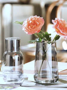 Bình bông lọ hoa thuỷ tinh Qhouse  bình cắm hoa để bàn làm việc bình hoa nhỏ bàn ăn đơn giản đẹp giá rẻ