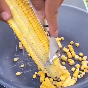 Stainless Steel Corn Peeler Stripper Thresher Peeler Shucker Remover Cob Kernels Kitchen Corn Peeler