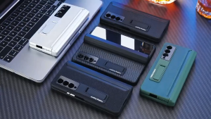 【🔥SG Local Seller🔥】RICHMENTGADGET Phone case for SAMSUNG GALAXY Z FOLD 6 FOLD6 ZFOLD6 Z FOLD 5 FOLD5 ZFOLD5 Z FOLD 4 FOLD4 ZFOLD4 Z FOLD 3 FOLD3 ZFOLD3 With stand holder / with front Tempered glass screen protector / with Magnetic Adsorption Hinge