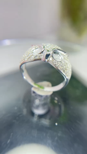 Gr Jewel แหวนเงิน925 ฝังccz Grr029