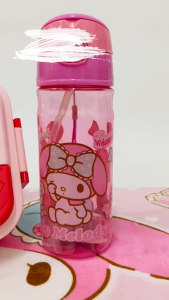 Angel Baby Kids Cartoon Melody Doraemon Elsa BPA Free Bottle Plastic 304 Stainless Steel Lunch Box Bekas Makan