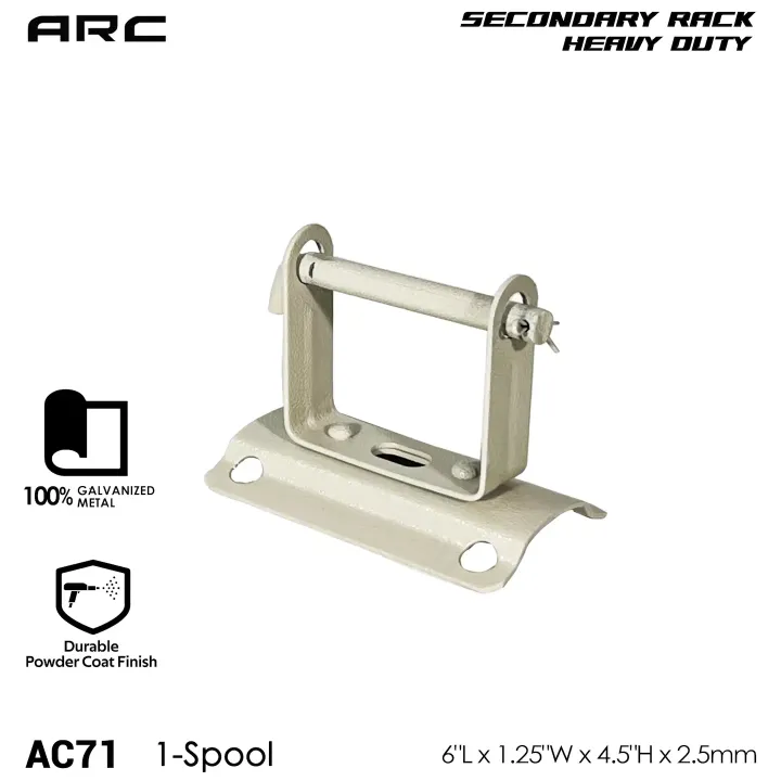 Heavy Duty Secondary Rack 2.5mm with Porcelain Spool Insulator 1,2,3 and 4 Spool