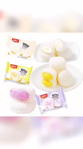 500G Bánh Mochi Sữa Nhân Kem Mix 6 Vị Khoai Môn Đậu Nành Sầu Riêng Bơ XoàiĐào Dẻo Thơm