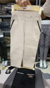 celana Chino Ankle panjang anak laki laki chinos slim fit 1-13 tahun katun twill stretch hitam grey abu abu moca