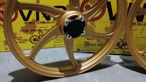 VND Racing Velg Six Star Palang 6 Yamaha MX King R15 V2 Ukuran 160 185 Ring 17 Gold Emas Original VND RACING