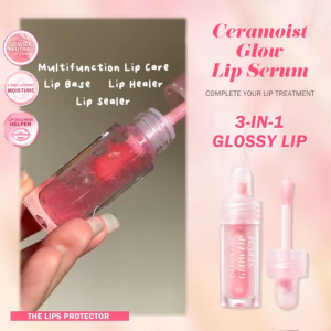 BNB barenbliss Ceramoist Glow Lip Serum [3in1 Glossy] - Untuk bibir kering-kering dan pecah-pecah