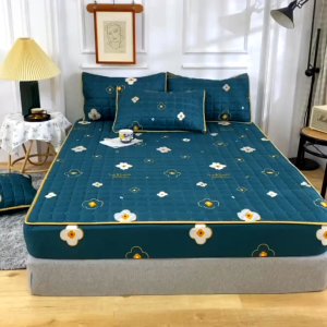 ผ้าคลุมที่นอนนุ่มสบายป้องกันฝุ่นวัสดุเป็นมิตรกับร่างกาย 5 ฟุต / 6 ฟุต หลายสีให้เลือก