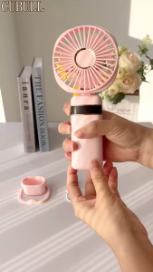 Y·S·S YaSheng Mini Portable Fan USB Mini Fan Rechargeable Handheld Fan Digital Display Lazy Temporary trave