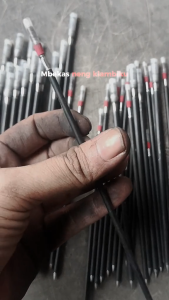 As baja hitam baja keras 345mm bahan paser