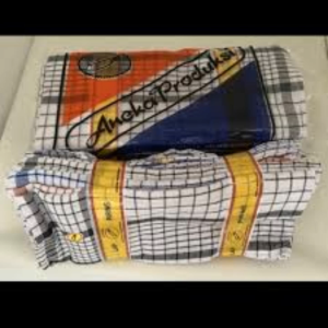 12 Pcs Serbet Lap Piring Merek Cap Gunting 12 Pcs 1 Lusin Serbet Lap Meja Lap Piring Cap Gunting