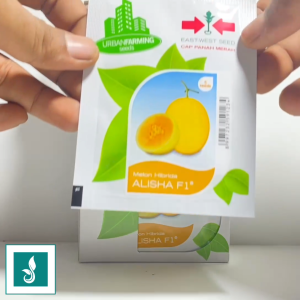 Benih Melon Golden ALISHA F1 Isi 5 Butir Cap Panah Merah