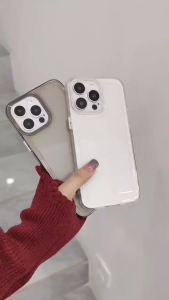 CASE SPACE TPU CLEAR CAMPRO FOR IPHONE 15 15PRO 15PROMAX 14 14PRO 14PROMAX 13 13PRO 13PROMAX 12 12PRO 12PROMAX 11 11PRO 11PROMAX - AYFONE CASE AF-008