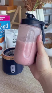 【COD】Blender Portable Mini Juicer 6 Mata Pisau 400ML/USB Electric Blender / Ice Mixer Penghancur