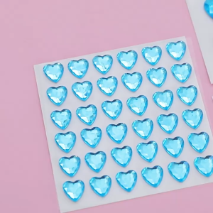 Stiker DIY Dekorasi Transparan Kristal 3D Aesthetic Cute Lucu sticker Waterproof