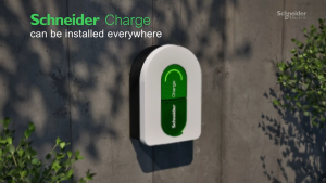 Schneider Charge 11 kW : Smart EV Charger เครื่องชาร์จรถยนต์ไฟฟ้า กำลังไฟ 11 kW 16A 3 เฟส สายชาร์จ Type2 ยาว 5 เมตร | EVH5A11N2C5