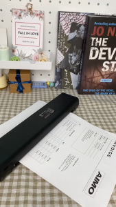 COMBO 01 Máy in nhiệt M08F + 01 xấp giấy in nhiệt KT-RM10-A4