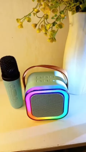 CS Speaker Bluetooth Mini Karaoke & Microphone Premium Set Lengkap