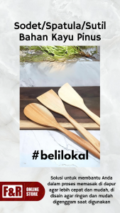 Susuk Sutil Kayu Pinus & Perlengkapan Rumah Premium