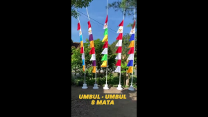 Bendera Umbul Umbul Warna Warni Merah Putih 28 Meter