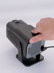 โปรเจคเตอร์ HY320 ใหม่ปี 2024 โปรเจคเตอร์ LED แบบพกพา 8000 ลูเมน Android 11.0 การหมุน 180 °