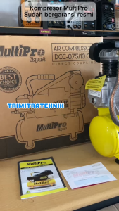 READY STOK MESIN kompressor / kompresor Multipro 3/4 hp DCC 075