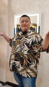 ICW Kemeja Tropical Xtra Big Size 5XL 6XL 7XL 8XL 10XL LD 120 130 140 150 160cm Rayon Premium Cotton Ukuran Besar Hem Baju Jumbo
