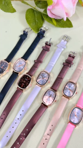 Bayar Di Tempat Hot Sale Jam Tangan Wanita Murah Fashion Casual Quartz Analog Women Leather Watch