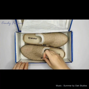 Henley x Raindoz RAH 008 Sandal Sepatu / Bustong Wanita Sintetis Cream Murah