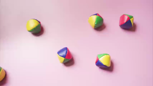 Mainan Bean Bag untuk Hiburan: Bola Juggling 5pcs