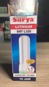 SHT L320: Surya Senter LED Super Terang & Lampu Emergency 2 in 1