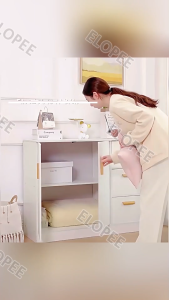 Bedside Cabinet Table Cabinet Storage Wooden Bookcase Table Nightstand Mini Locker Cabinet Storage Furniture Bedroom Bedside Table Desk Side Tables