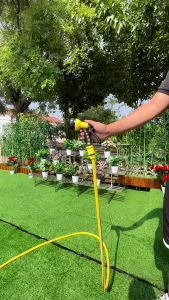 Garden Hose Nozzle Spray Head Multi-function 10 Adjustable Watering Pattern Sprayer Gun