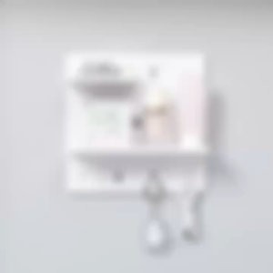 ชั้นวางของ แบบติดผนัง แข็งแรง รับน้ําหนักได้มาก สําหรับห้องนอน หอพัก ห้องน้ํา ห้องครัว