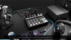 NewBaxs เครื่องผสมมืออาชีพ6-channel/4-channel MX06-BT/MX04-BT EQ ผล 16DSP สัญญาณ USB บลูทูธ/MP3 เครื่องขยายเสียง KTVเครื่องขยายเสี