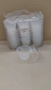 JC2003 ถ้วยพุดดิ้ง พร้อมฝา แพคละ 20 ชุด