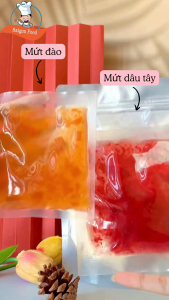 Set Bánh Panna Cotta Vị Dâu Đào Socola SAIGONFOOD