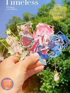Genshin impact Metal Bookmark Furina Neuvillette Zhongli Kazuha Xiao Hutao Ayaka Wanderer Raiden keychain Yae miko 原神周边 Arlecchino CHARLOTTE Lynette LYNEY Sigewinne WRIOTHESLEY FREMINET NAVIA DILUC AYAKA WANDERER EULA HUTAO VENTI NILOU KEQING mavuika